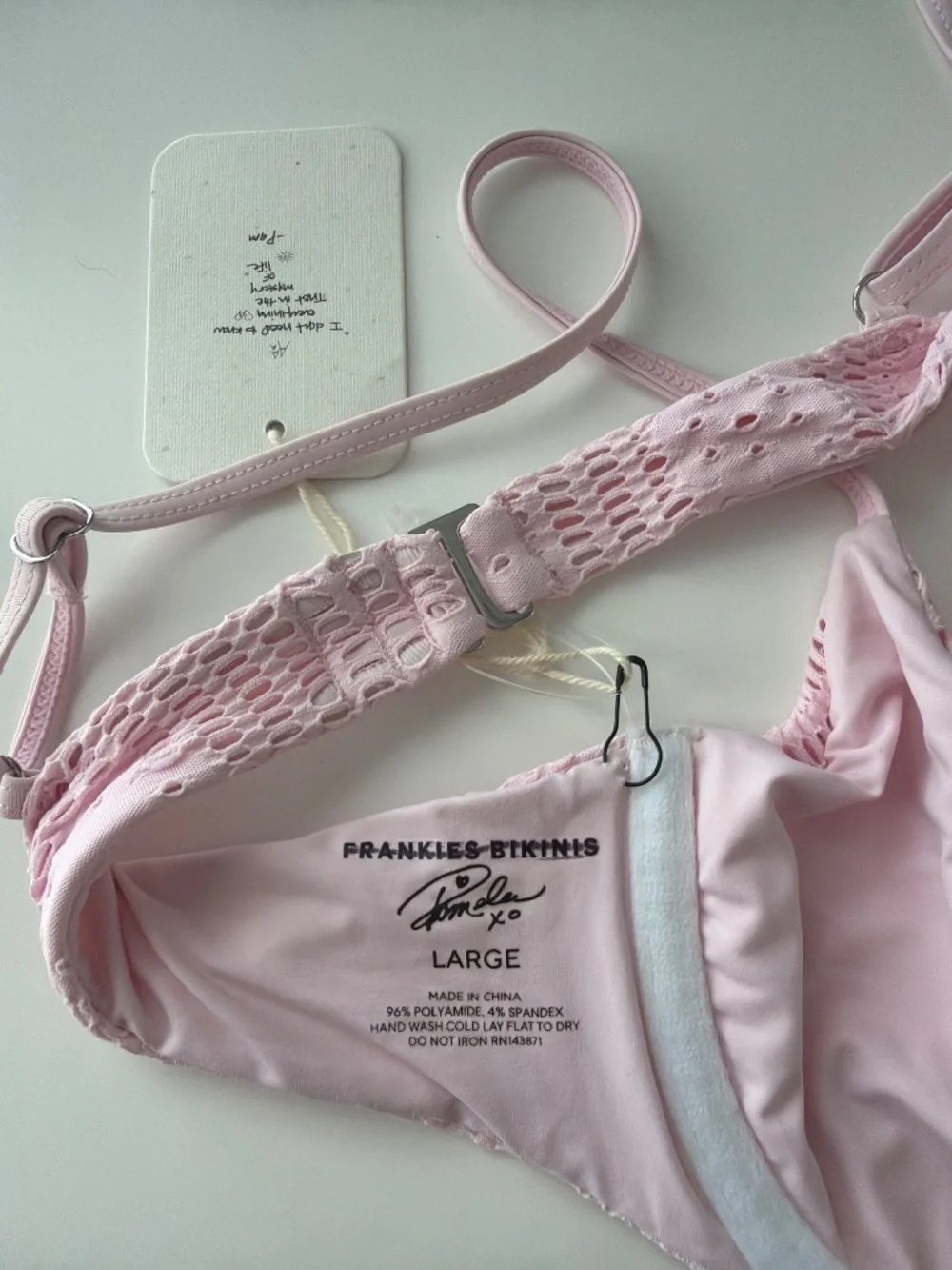 Frankie’s Bikinis Pamela Jacquard top and Zeus bottom